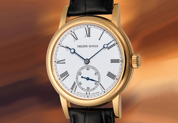 Phillips Auction富藝斯紐約鐘錶秋拍 Philippe Dufour Simplicity玫瑰金37毫米腕錶
