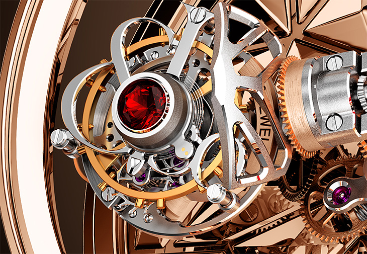 JACOB & CO. Astronomia Revolution Four-Axis Tourbillon "Fourth Dimension"