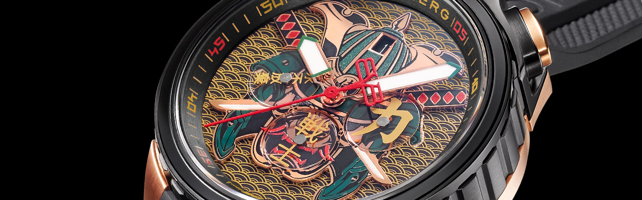 BOMBERG炸彈錶Bolt-68 Heritage黃金武士計時碼錶