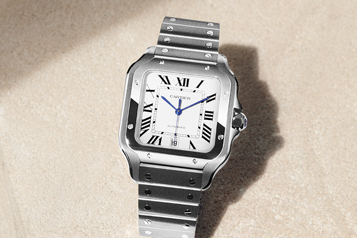 CARTIER卡地亞：無畏先鋒飛行精神Santos腕錶