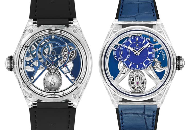 ZENITH真力時Defy Zero G藍寶石零重力陀螺儀腕錶