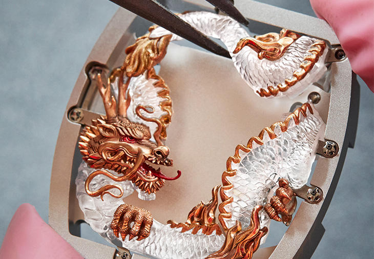 RICHARD MILLE RM 57-03 Tourbillon Sapphire Dragon水晶龍陀飛輪腕錶