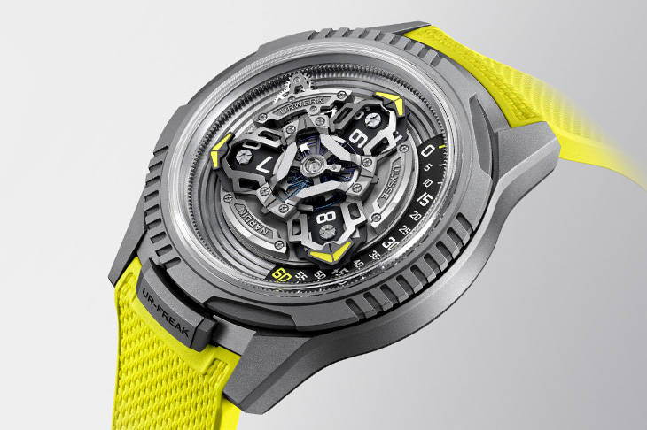 全新UN-241機芯重塑漫遊衛星顯示／ULYSSE NARDIN x URWERK UR-Freak奇想星輪腕錶