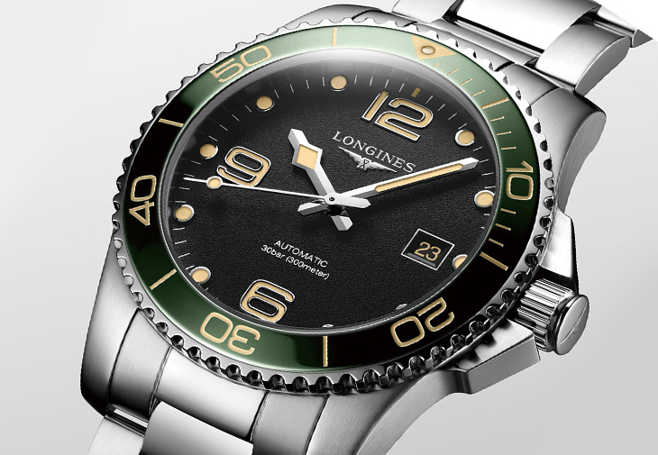 浪琴表LONGINES HydroConquest深海征服者系列叢林綠
