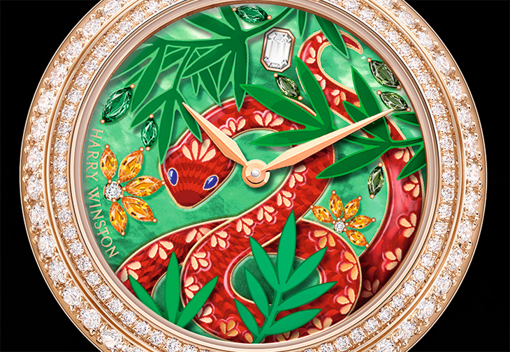 Harry Winston海瑞溫斯頓Moments系列2025蛇年限定腕錶