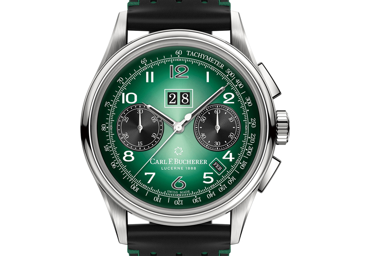 CARL F. BUCHERER 傳承系列年曆雙盤計時碼錶城市版