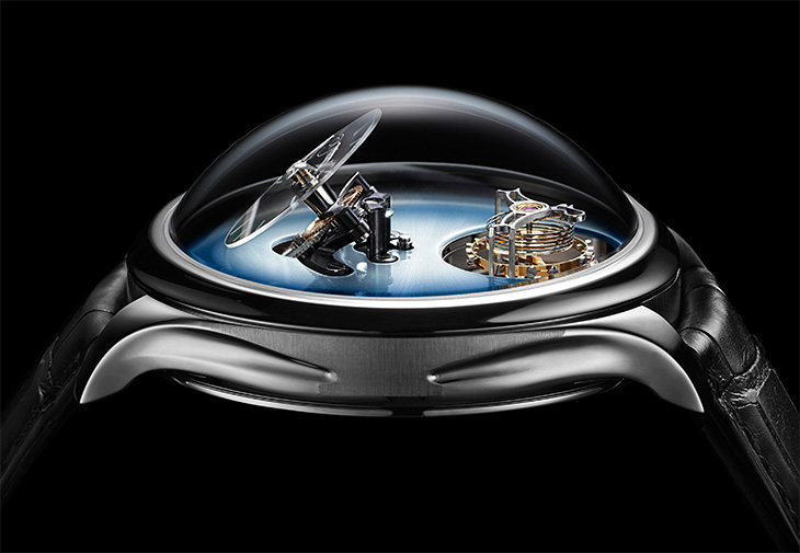 亨利慕時H.MOSER & CIE. X MB&F勇創者圓柱游絲陀飛輪腕錶