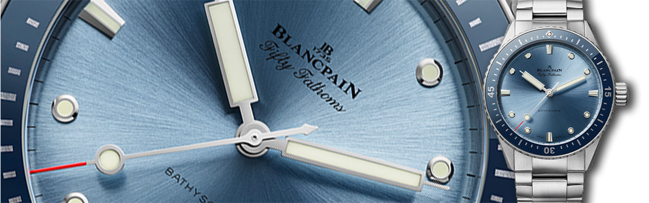 寶珀BLANCPAIN五十噚深潛器藍眼淚限量腕錶