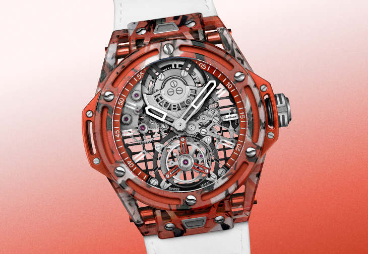 HUBLOT宇舶Big Bang陀飛輪喬科維奇Goat紅土款