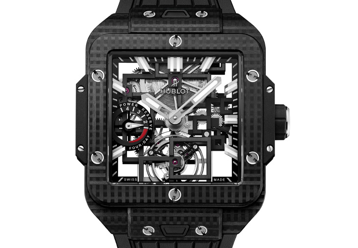 宇舶HUBLOT Square Bang陀飛輪四日動力儲存腕錶