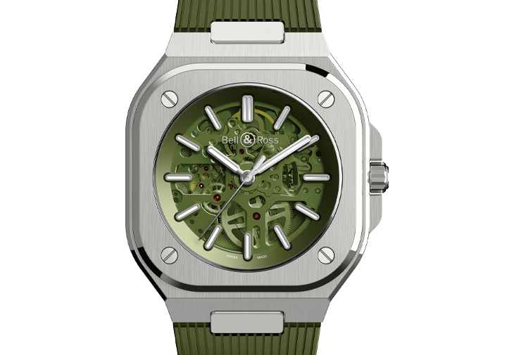 BELL & ROSS BR 05 Skeleton Green