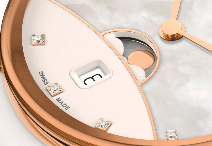 RADO雷達表 Centrix 晶萃系列高科技陶瓷月相腕錶