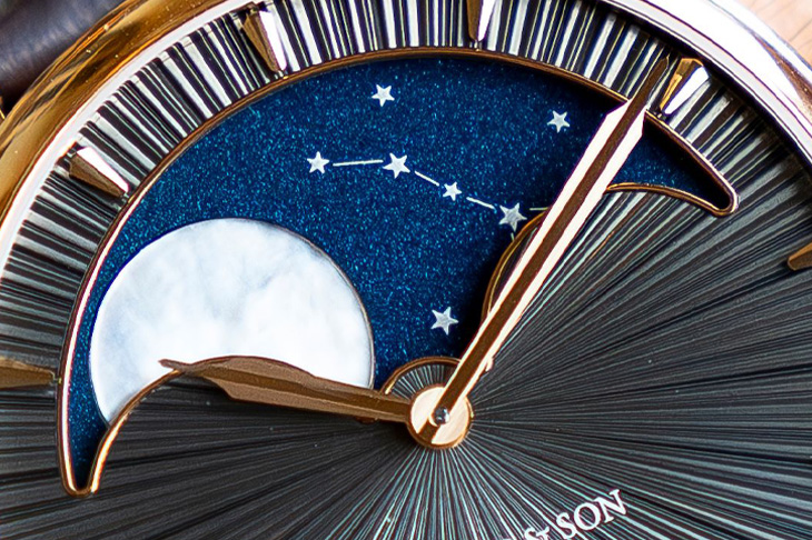 ARNOLD & SON Perpetual Moon 41.5懸崖灰月相腕錶