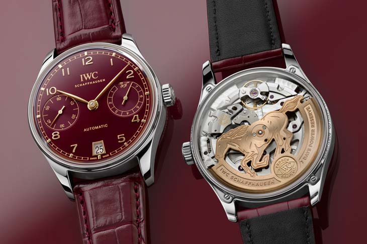 IWC馬年特別版腕錶 七日動能與奔馳駿馬活力滿載