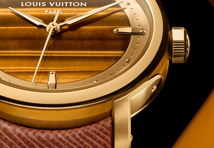LOUIS VUITTON路易威登Escale Tiger's Eye虎眼石腕錶
