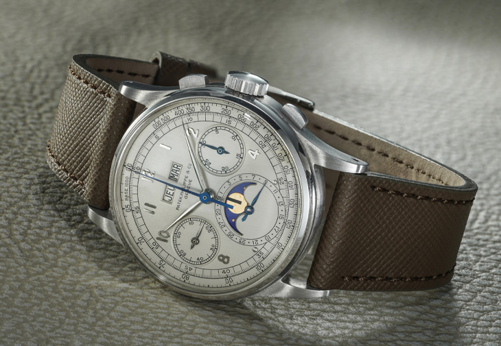 PATEK PHILIPPE百達翡麗1518萬年曆計時精鋼腕錶