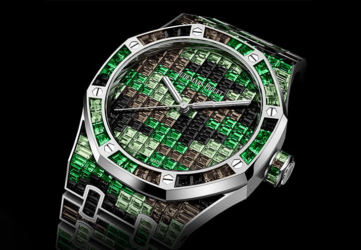 AUDEMARS PIGUET愛彼Royal Oak皇家橡樹系列全寶石鑲嵌自動上鍊腕錶