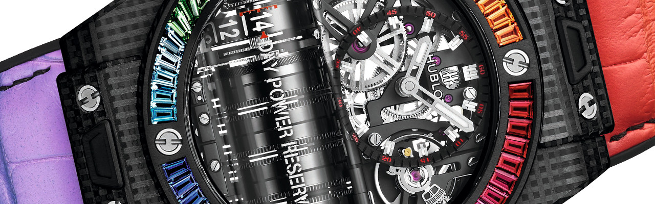 宇舶Big Bang MP-11彩虹3D碳纖維腕錶