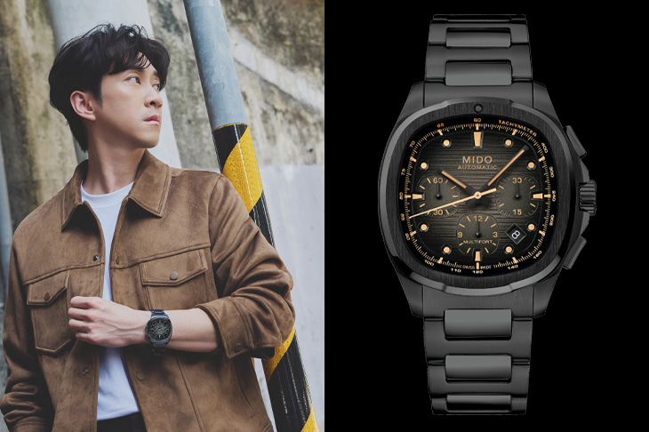 黑色 PVD新款！美度表Multifort TV計時腕錶映照陳漢典的平靜慢時光