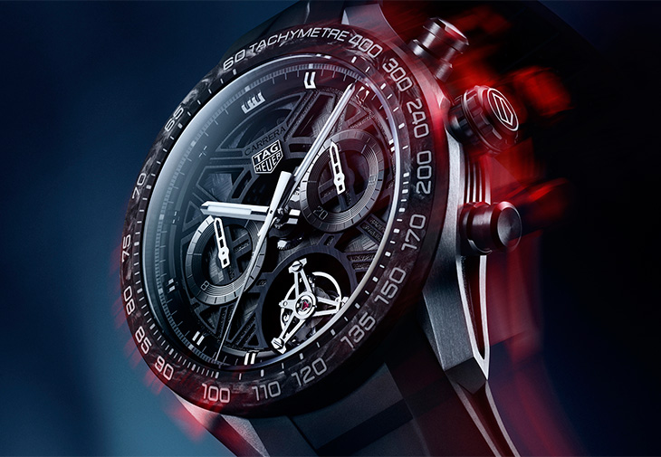TAG Heuer Carrera Chronograph Tourbillon Extreme Sport陀飛輪計時腕錶 曜黑款