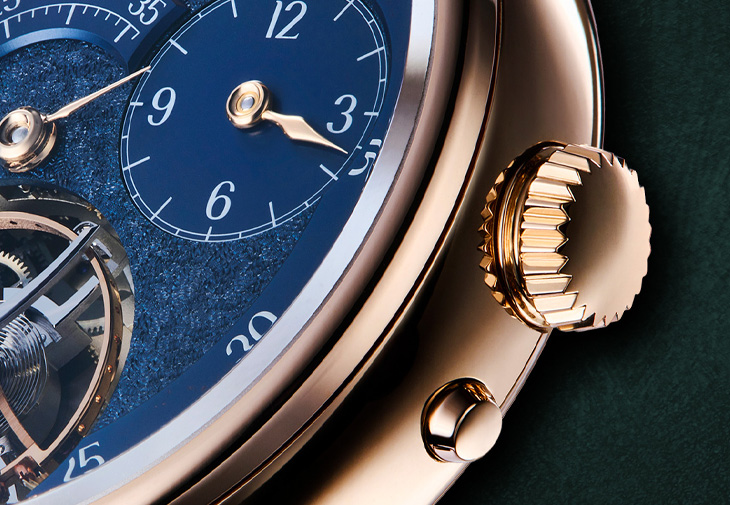 MORITZ GROSSMANN TOURBILLON Tramblage Royal Blue陀飛輪腕錶台灣限定版