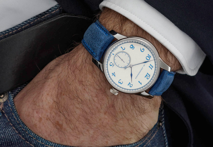 MORITZ GROSSMANN HAMATIC Silver-Plated by Friction週年限量版腕錶