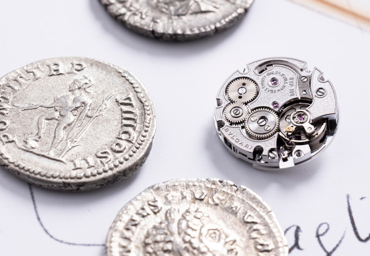 BVLGARI寶格麗Maglia Milanese Monete古幣神秘腕錶