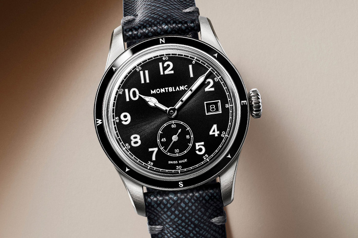 MONTBLANC萬寶龍1858系列小秒針零氧腕錶