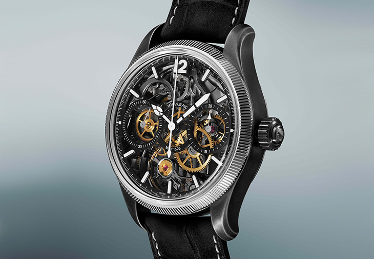 萬寶龍MONTBLANC 1858系列單按把計時腕錶Unveiled Secret限量款88