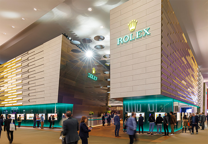 勞力士ROLEX Watches & Wonders展館