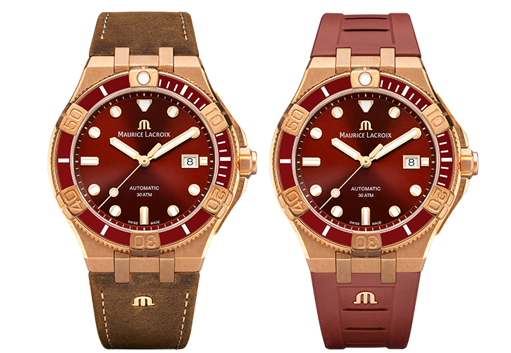 艾美錶MAURICE LACROIX AIKON Venturer Burgundy亞洲限量版腕錶