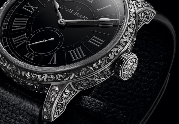 LOUIS ERARD藝術大師系列 Gravée Main 手工精雕限量腕錶