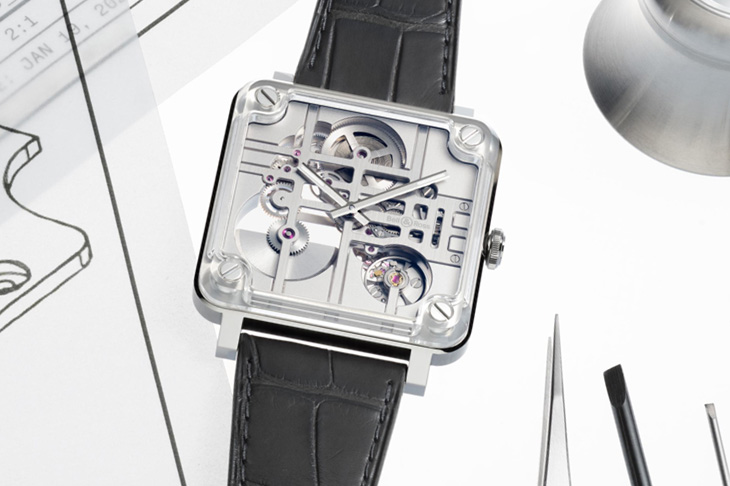 以幾何線條打造當代藝術品／柏萊士BR-X3 Micro-Roto微型自動盤限量腕錶