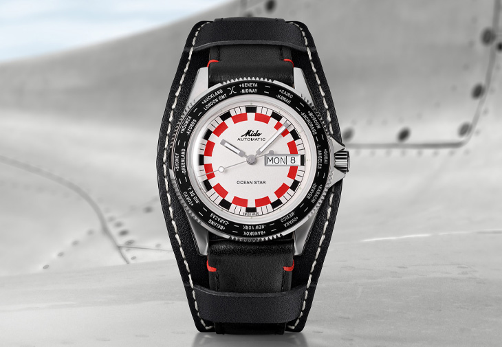MIDO美度表Ocean Star Worldtimer世界時區腕錶