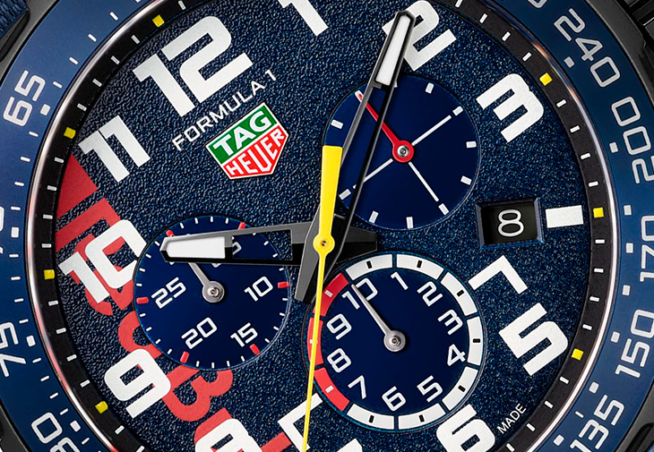 TAG Heuer泰格豪雅TAG Heuer Formula 1 x甲骨文紅牛車隊限量版計時腕錶