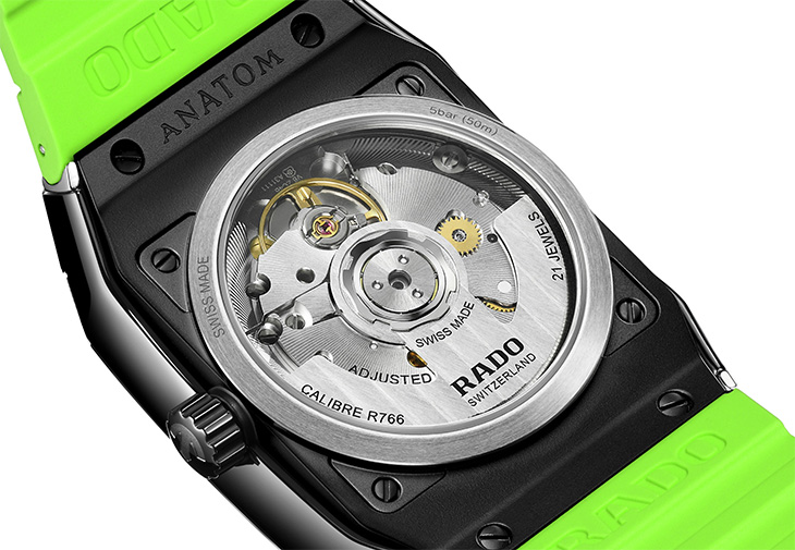 RADO雷達表Anatom系列高科技陶瓷自動腕錶