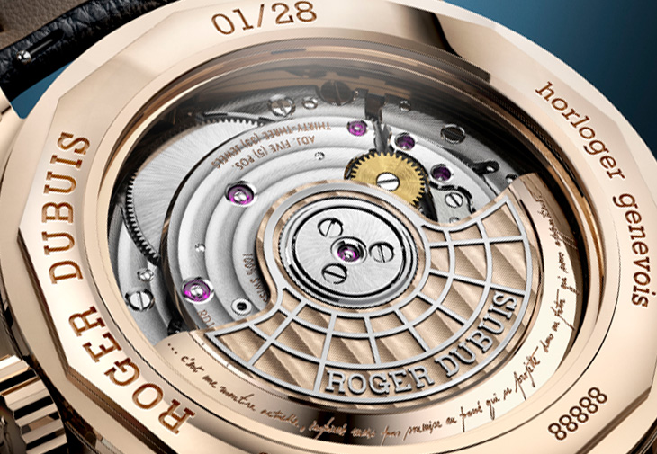 ROGER DUBUIS羅杰杜彼Hommage La Placide雙逆跳萬年曆限量腕錶