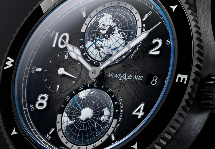 萬寶龍MONTBLANC 1858 Geosphere世界時間零氧腕錶