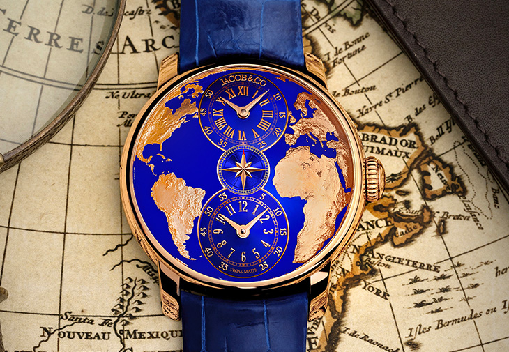 JACOB & CO.的The World is Yours Dual Time Zone錶款