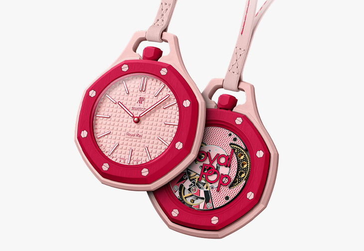 AUDEMARS PIGUET × SWATCH HUIT BLANC懷錶