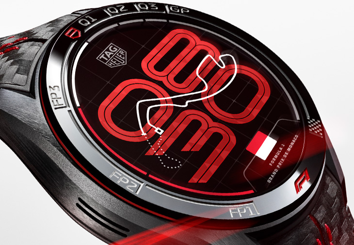 TAG Heuer泰格豪雅Connected Calibre E5智能腕錶45毫米Formula 1特別版