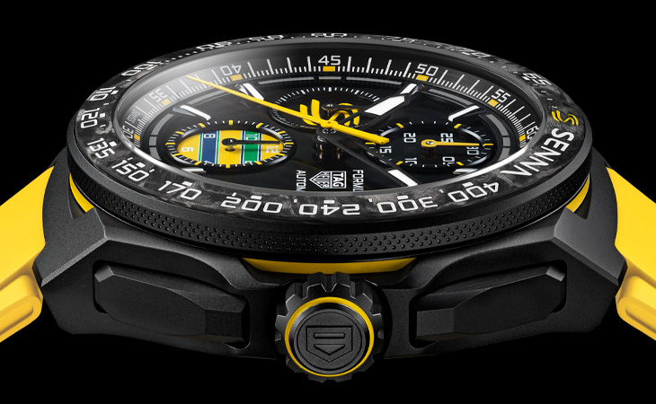 TAG Heuer泰格豪雅Formula 1 x Senna特別版計時腕錶
