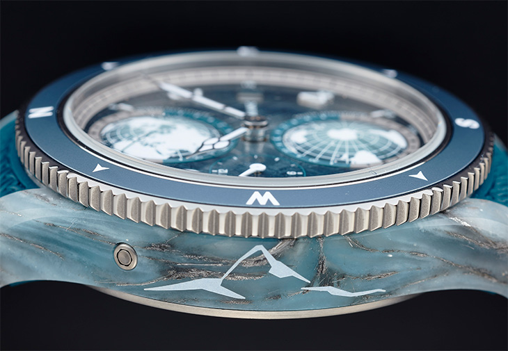 MONTBLANC萬寶龍1858系列Geosphere零氧腕錶Mount Vinson文森峰限量版