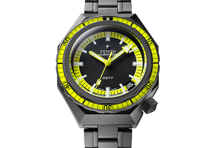 真力時ZENITH DEFY Revival Diver Shadow挑戰復刻暗影版潛水腕錶