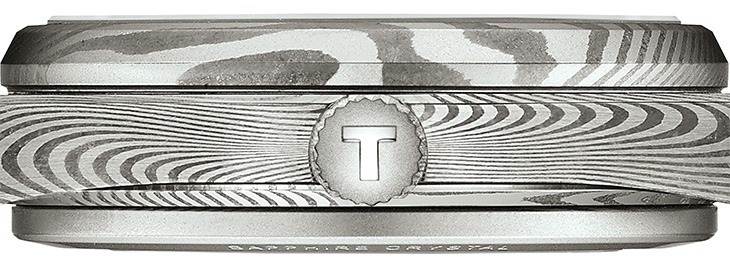 天梭TISSOT PRX系列大馬士革鋼自動腕錶38mm