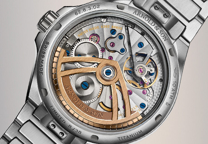 ARNOLD & SON亞諾錶Longitude 5°W鈦金屬限量腕錶