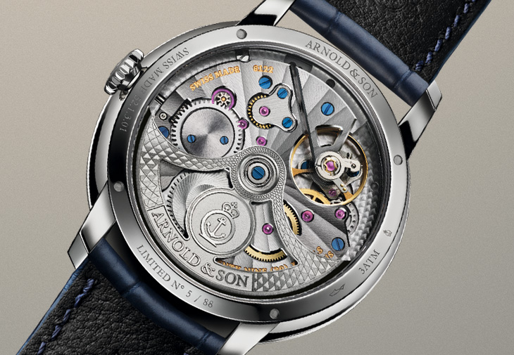 ARNOLD & SON亞諾錶Globetrotter 42精鋼腕錶