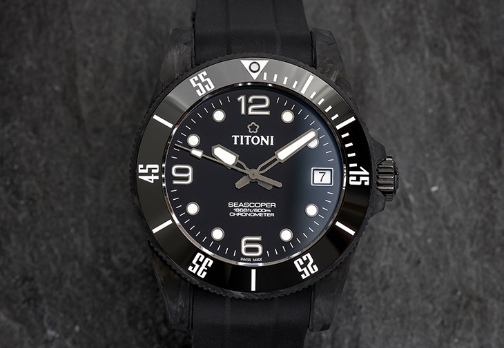 TITONI Seascoper CarbonTech腕錶