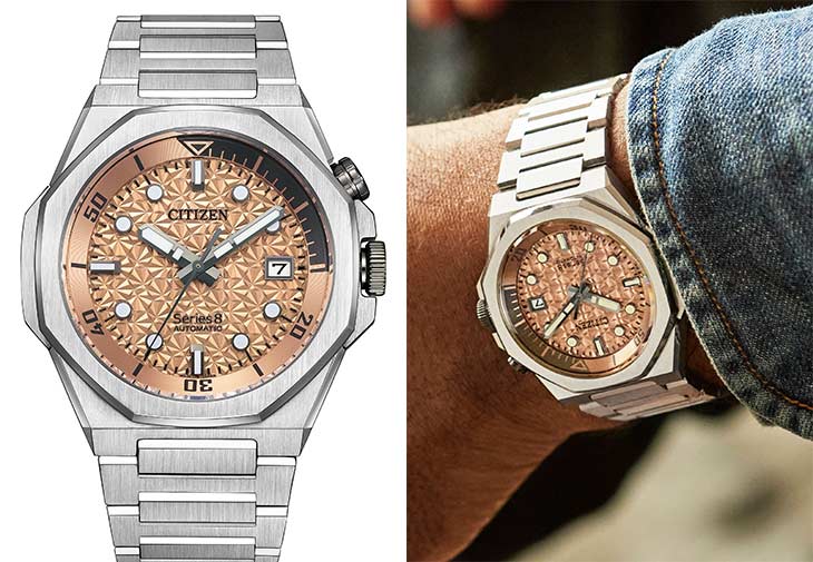 CITIZEN Series 8新型890抗磁機械「桜雲」限定款腕錶NB6069-53H