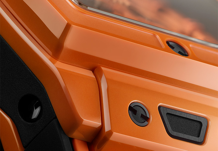 HUBLOT宇舶錶Spirit Of Big Bang 亮彩橘陶瓷計時碼錶